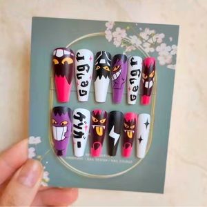 Pokémon Genger Press on Nails